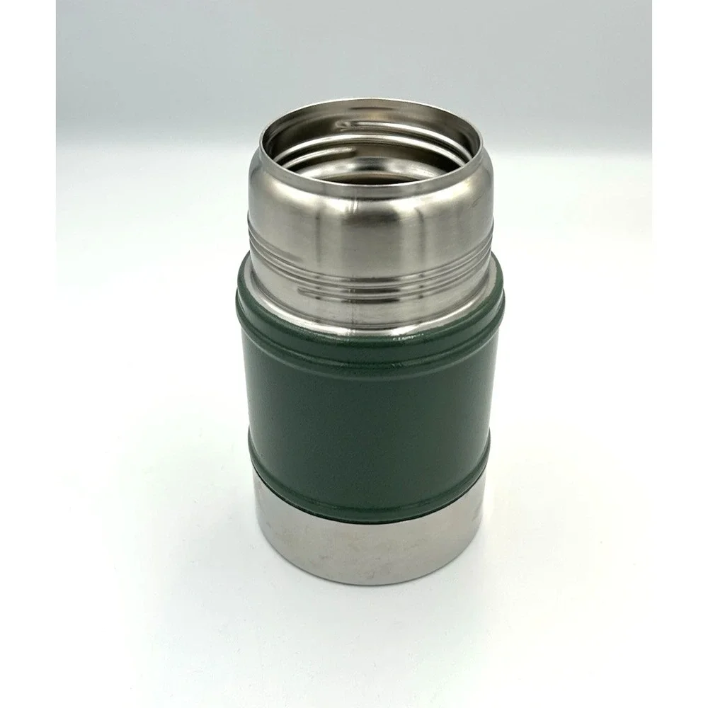 Stanley Classic 17 oz Vacuum Insulated Food Jar Hammertone Green Stainless Steel